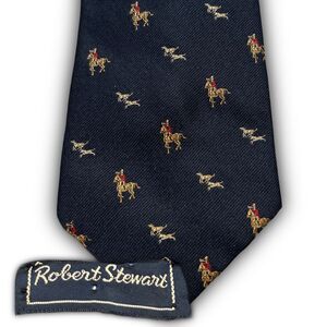 Robert Stewart Equestrian Silk Tie